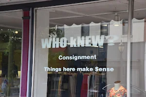 WHO kNEW? Consignment image