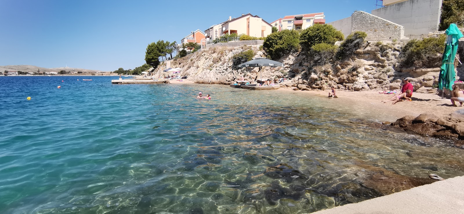 Photo of Krystian beach with light fine pebble surface