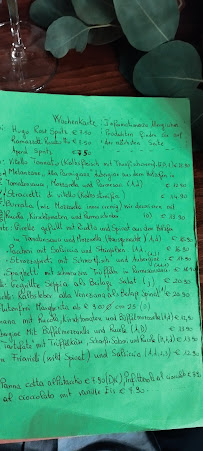 Carte du pizzeria il pomodoro à Stuttgart