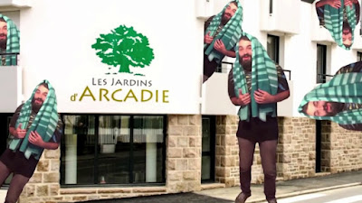 les jardins d'arcadie (avec le vieux de colmar) à La Meauffe