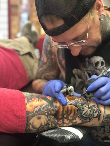 Explore r2d2 tattoo ideas, creative tattoo ideas in Augusta, available at Mr. Tattoo