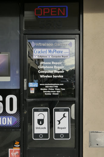 Cell Phone Store «Cracked Myphone Cellphone & Computer Repair IPhone Repair Tablet Repair», reviews and photos, 5519 South St, Lakewood, CA 90713, USA