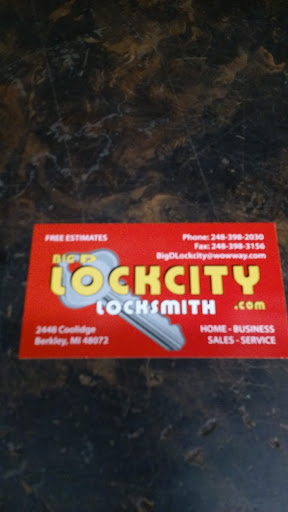 Locksmith «Big D Lock City», reviews and photos, 2448 Coolidge Hwy, Berkley, MI 48072, USA