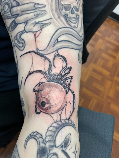 Explore breast cancer tattoo ideas, creative tattoo ideas in Aurora, available at Skin of A Different Color