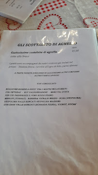 La Braceria Del Conterissoso à Fontaneto d'Agogna menu