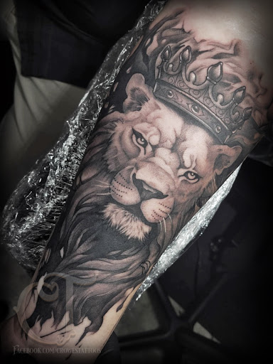 Explore grim reaper tattoo ideas, creative tattoo ideas in Houlton, available at Crowes Tattoos