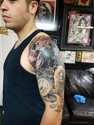 Explore tattoo cover up ideas shoulder, creative tattoo ideas in Albuquerque, available at Por Vida Tattoo