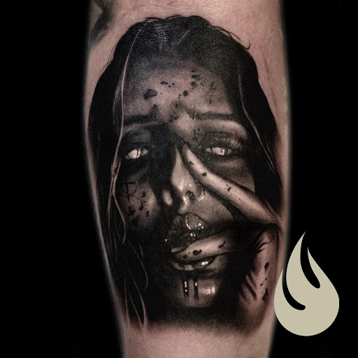 Explore baby yoda tattoo ideas, creative tattoo ideas in Orlando, available at Fine Ink Studios Tattoos