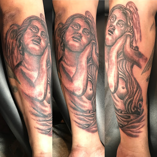 Explore face tattoo ideas for women, creative tattoo ideas in New York, available at Redink Tattoo Studio