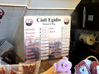 Menu / carte de Porchetta Cioli à Ariccia
