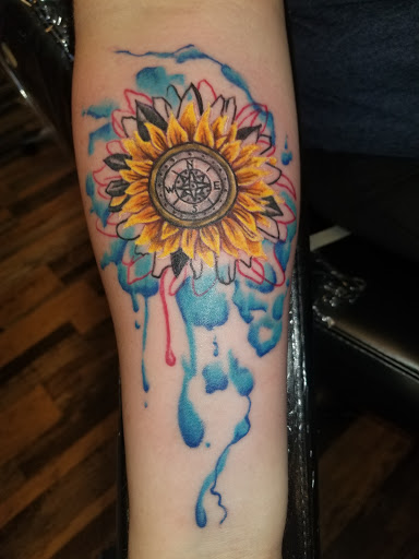 Explore female dragon tattoo ideas, creative tattoo ideas in Washington, available at Rockstar Tattoo and Piercing Studio LLC