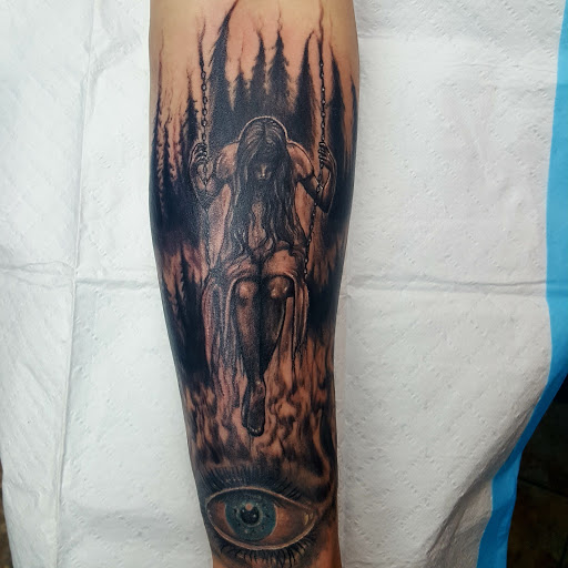 Explore trust none tattoo ideas, creative tattoo ideas in Billings, available at Sovereign Tattoo