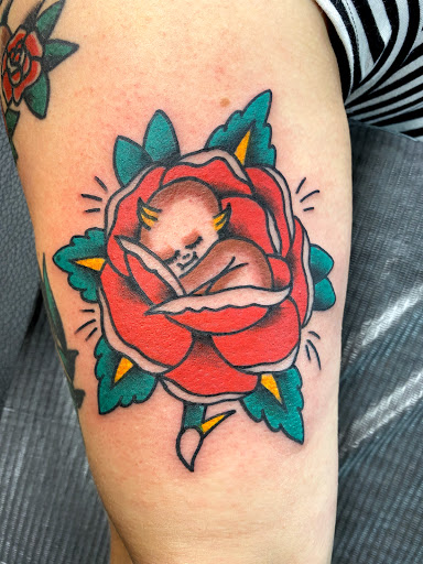 Explore triforce tattoo ideas, creative tattoo ideas in Denton, available at Black Anchor Tattoo