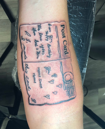 Explore simple outdoors tattoo ideas, creative tattoo ideas in Greenfield, available at Tattoos In Time Studio