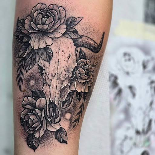 Explore women's cover up tattoo ideas, creative tattoo ideas in Fort Myers, available at Loyal 2 The Coil Tattoos & Piercings (Edison Mall Location Entrance F)