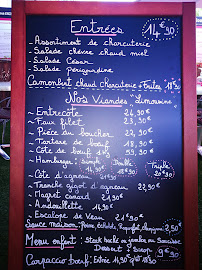 Restaurant La Bouche Rit à Fleury (la carte)