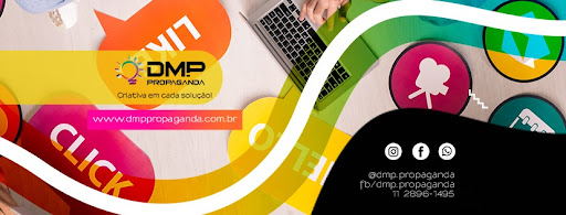 Logo da empresa - DMP Propaganda