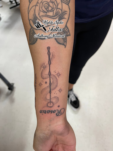 Explore japanese forearm tattoo ideas, creative tattoo ideas in San Diego, available at Wylde Sydes Tattoo & Body Piercing