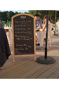 Menu du La part des anges restaurant en bord de Lac à Canéjan