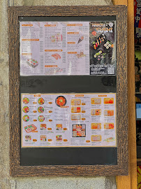 Nagoya sushi à Annecy carte