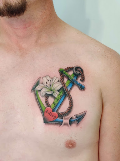 Explore softball tattoo ideas, creative tattoo ideas in Hebron, available at Explosive Ink Tattoo