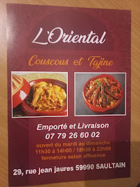 Photos du propriétaire du Restaurant halal L'Oriental à Saultain - n°11
