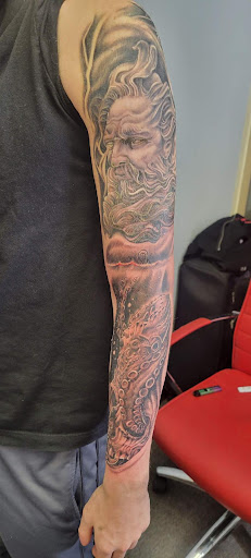 Explore dad and son tattoo ideas, creative tattoo ideas in Las Vegas, available at Work of Art Tattoo and Piercing