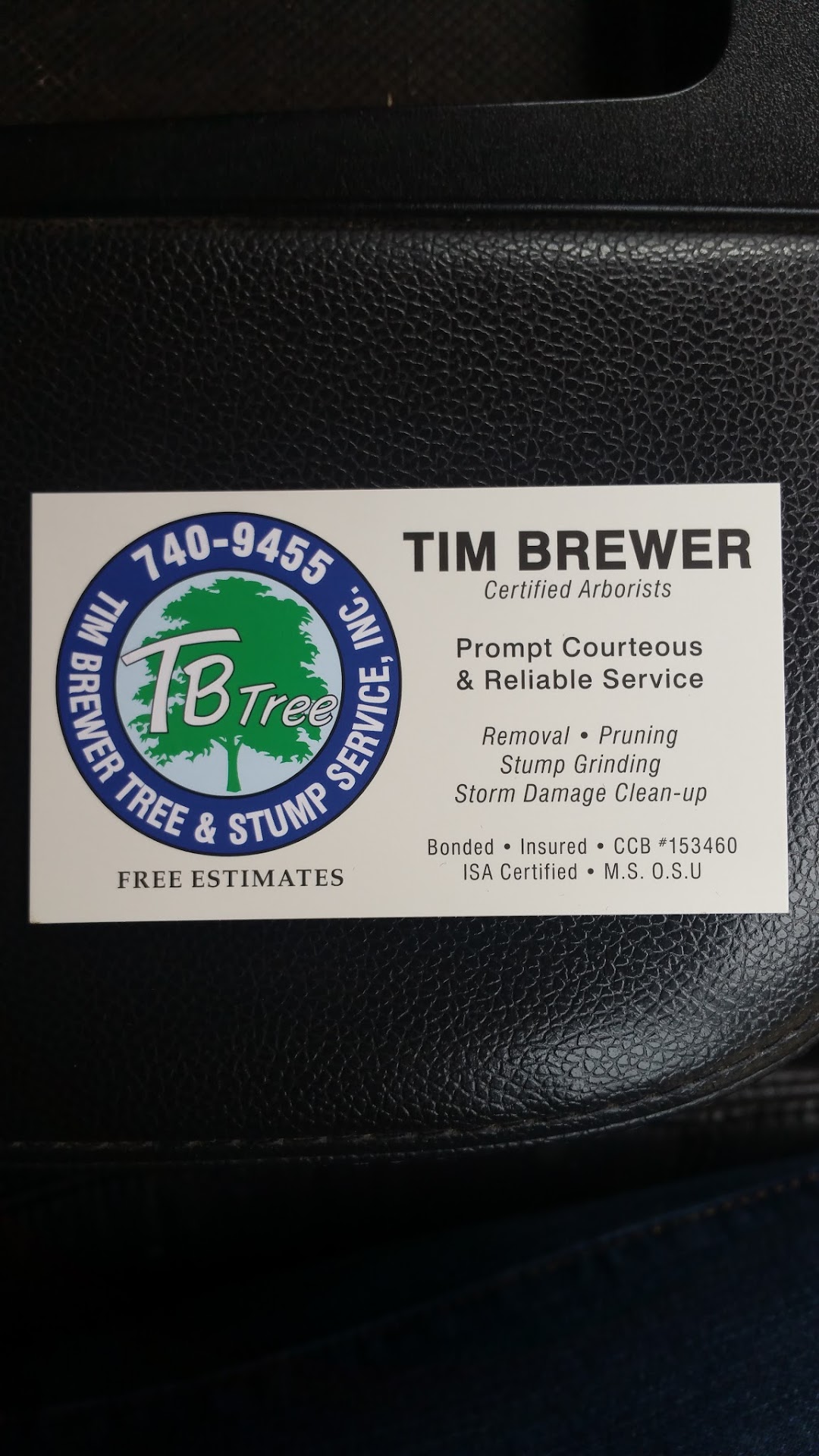 Tim Brewer Tree & Stump Services