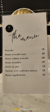 Restaurant brunch Maison Blacker Donuts à Nice - menu / carte