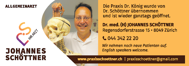 Rezensionen über Allgemeinpraxis Dr. med. (H) Johannes Schöttner in Zürich - Arzt
