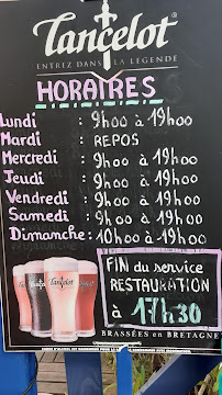 Menu du Creperie le Cap Frehel à Plévenon