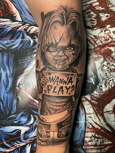 Explore bakugou tattoo ideas, creative tattoo ideas in Rochelle Park, available at Ser Tattz Art Studio