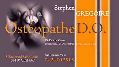 Stephen GREGOIRE Osteopathe Gignac à Gignac
