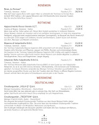 Villa Q - Restaurant und Bar für Bad Oeynhausen à Bad Oeynhausen menu