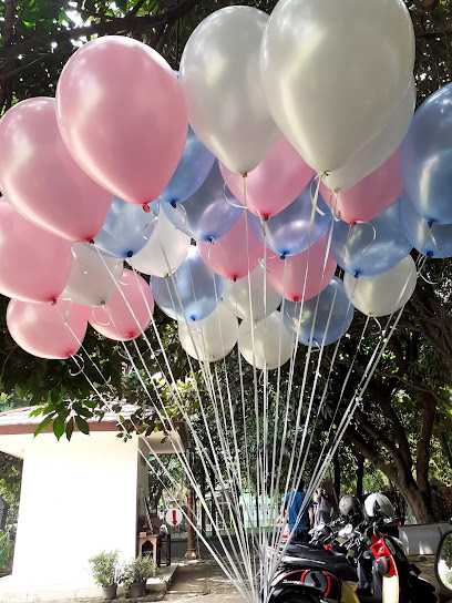 Balon gas & dekorasi balon. Jangkung