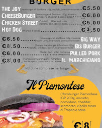 Menu / carte de The Street Joy Pub à Acuto