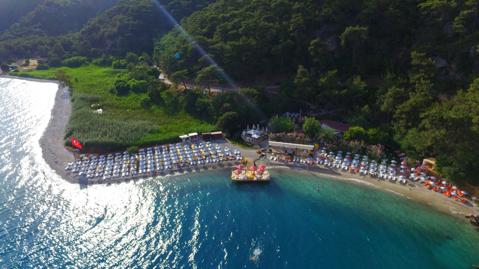 Photo de Çınar Plajı situé dans une zone naturelle