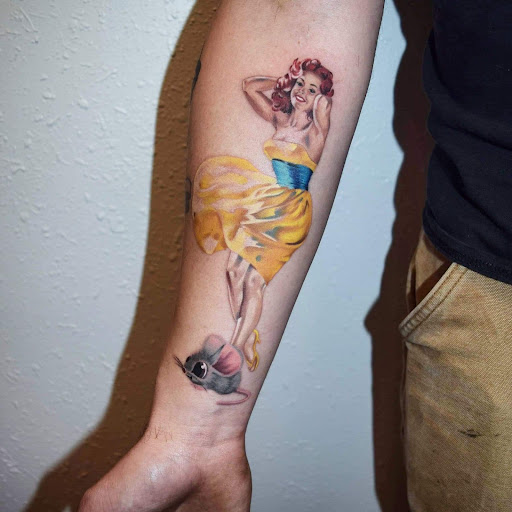 Explore mens family tattoo ideas, creative tattoo ideas in Sparta, available at Black Sheep Studios