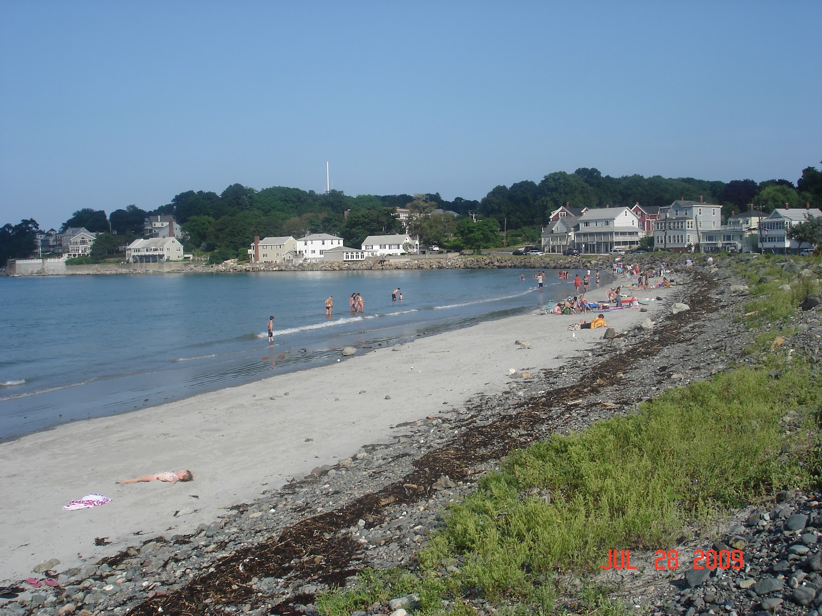 Photo of Nahant Short beach and the settlement
