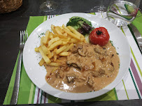 Sauce aux champignons du Restaurant français Auberge de la Luzerne à Bernières-sur-Mer - n°5