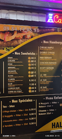 Restauration rapide Kebab royal au Feelings Foods à Marboué - menu / carte