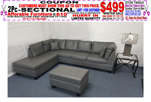 Furniture Store «Affordable Furniture 610», reviews and photos, 5700 South Loop E F, Houston, TX 77033, USA
