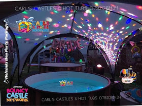 Carl’s Bouncy Castles, Hot Tubs And Inflatable Nightclub Hire In Derby Nottingham & Leicester.