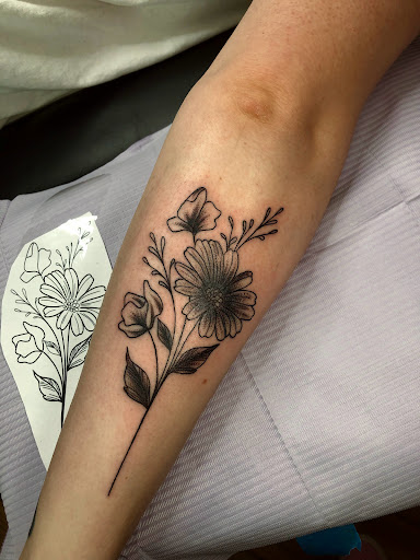 Explore tattoo ideas for collarbone, creative tattoo ideas in North Tonawanda, available at Dark Side Ink Tattoo Studio