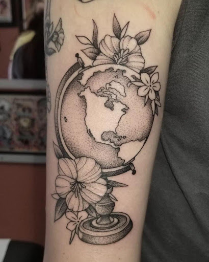 Explore tattoo ideas for women leg, creative tattoo ideas in Hazard, available at Lost Gypsy Tattoo