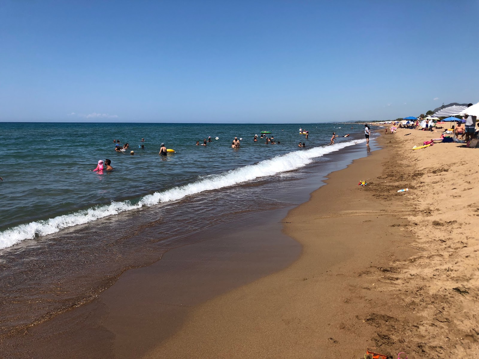 Paralia Zacharo'in fotoğrafı - rahatlamayı sevenler arasında popüler bir yer