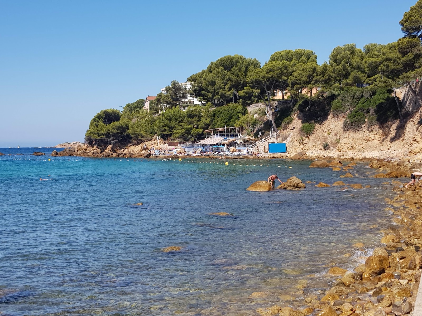 Foto van Plage de Portissol met hoog niveau van netheid