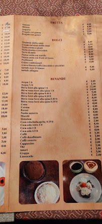 La Ruota à Rome menu