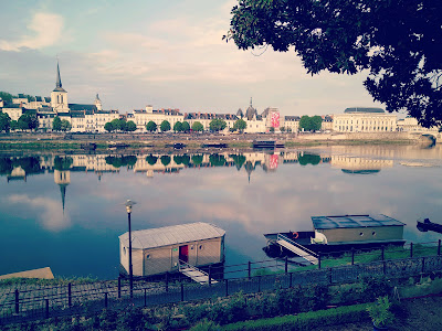 Toue cabanée (péniche insolite) à Saumur