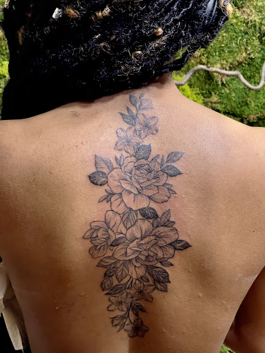 Explore morning glory tattoo ideas, creative tattoo ideas in Sandy Spring, available at Tantric Tattoo Boutique